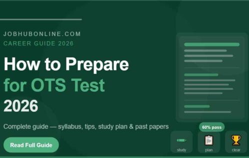 How to Prepare for OTS Test 2026 — Complete Guide for Pakistani Job Seekers